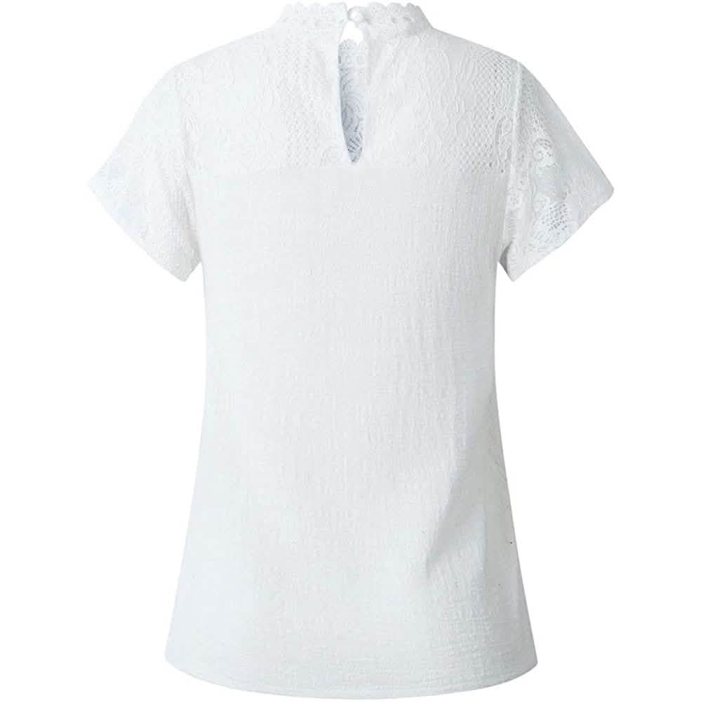 Women's Cute Lace Shirt Top T-Shirt