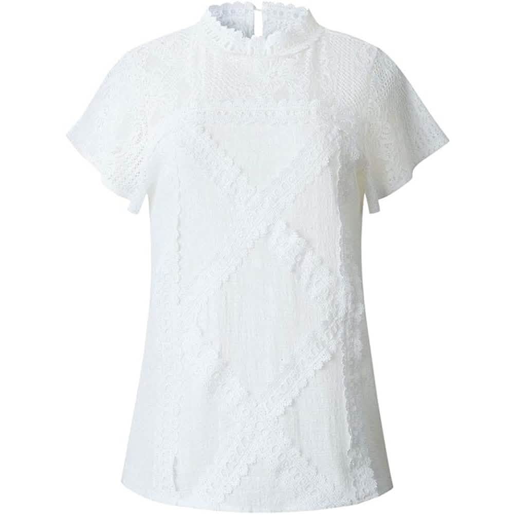 Women's Cute Lace Shirt Top T-Shirt