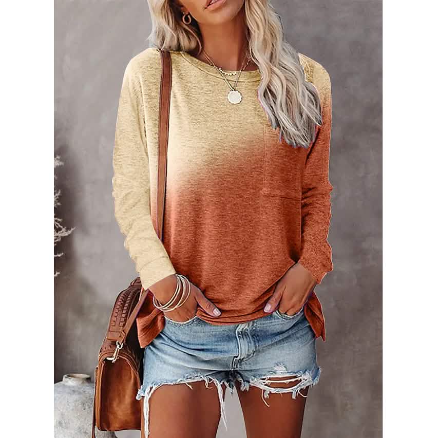 Women's Drawing T-Shirt Crew Neck Basic Top